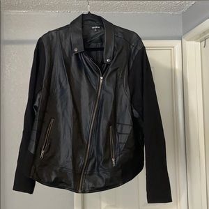 Torrid Black Leather Jacket - Size 4